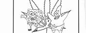 Spongebob On Weed Black and White
