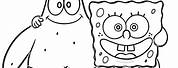 Spongebob and Patrick Coloring Pages Printable