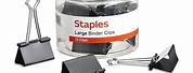 Staples Large Binder Clips