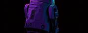 Star Wars R2-D2 Neon Wallpaper