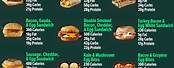 Starbucks Breakfast Menu Calories