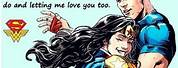 Superman and Wonder Woman Love Quotes