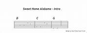 Sweet Home Alabama Intro Guitar