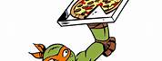TMNT Michelangelo Pizza PNG