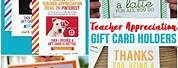 Teacher Appreciation Gift Card Ideas Kimdergarten