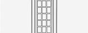 Telephone Booth Clip Art Black and White