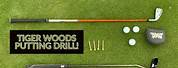 Tiger Woods Putting Drill Tees