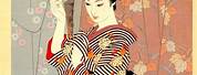 Traditional Geisha Painting