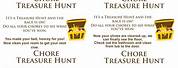 Treasure Hunt Clues for Kids