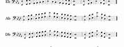 Trombone 12 Major Scales with Arpeggios