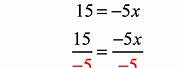 Two-Step Algebra Equations