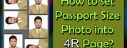 UK Passport Size Photo in 4R