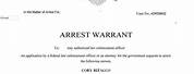Warrant Arrest Example Pic