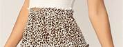 White Cheetah Skirt
