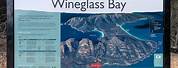 Wine Glass Bay Beach Map