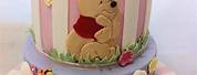 Winnie the Pooh Girl Cake 1st Birthday