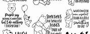 Winnie the Pooh Quotes OH Bother Black and White