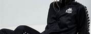 Women Black Kappa Tracksuit