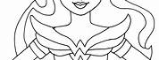 Wonder Woman Cartoon Coloring Pages