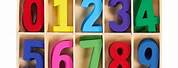 Wooden Numbers for Kids