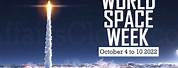 World Space Week Background Wallpaper