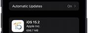 iOS Software Update in iPhone 14