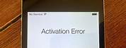 iPhone 5 Activation Error