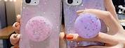 iPhone 6s Plus Glitter Case with Popsockets