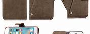 iPhone 6s Plus Leather Wallet Magnetic Case