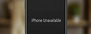 iPhone Unavailable Black Screen