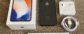 iPhone X Space Gray with Box and Accessories
