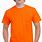Orange T-Shirts Herren