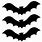 Bat Shape Template