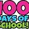100 Days of School Art