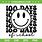 100 Days of School Smiley-Face SVG