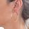 14K Thin Gold Hoop Earrings