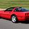 1990 Red Corvette