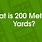 200 Meters to Yards