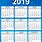 2019 Calendar PDF Download