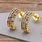 24 Carat Gold Earrings