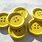 30Mm Buttons Yellow