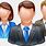 3D Business People Icons