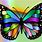 3D Colorful Butterfly