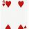 4 of Hearts Card