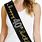 40th Birthday Sash