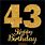 43rd Birthday