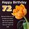 72nd Birthday