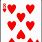 8 of Hearts Card