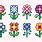 8-Bit Flower Pixel Art
