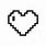 8-Bit Heart Outline